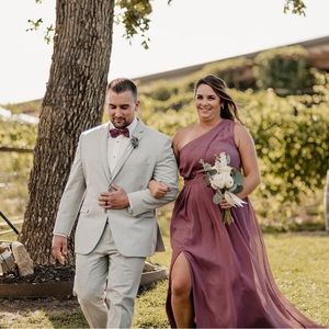 Bridemaid dress dusty rose size 14